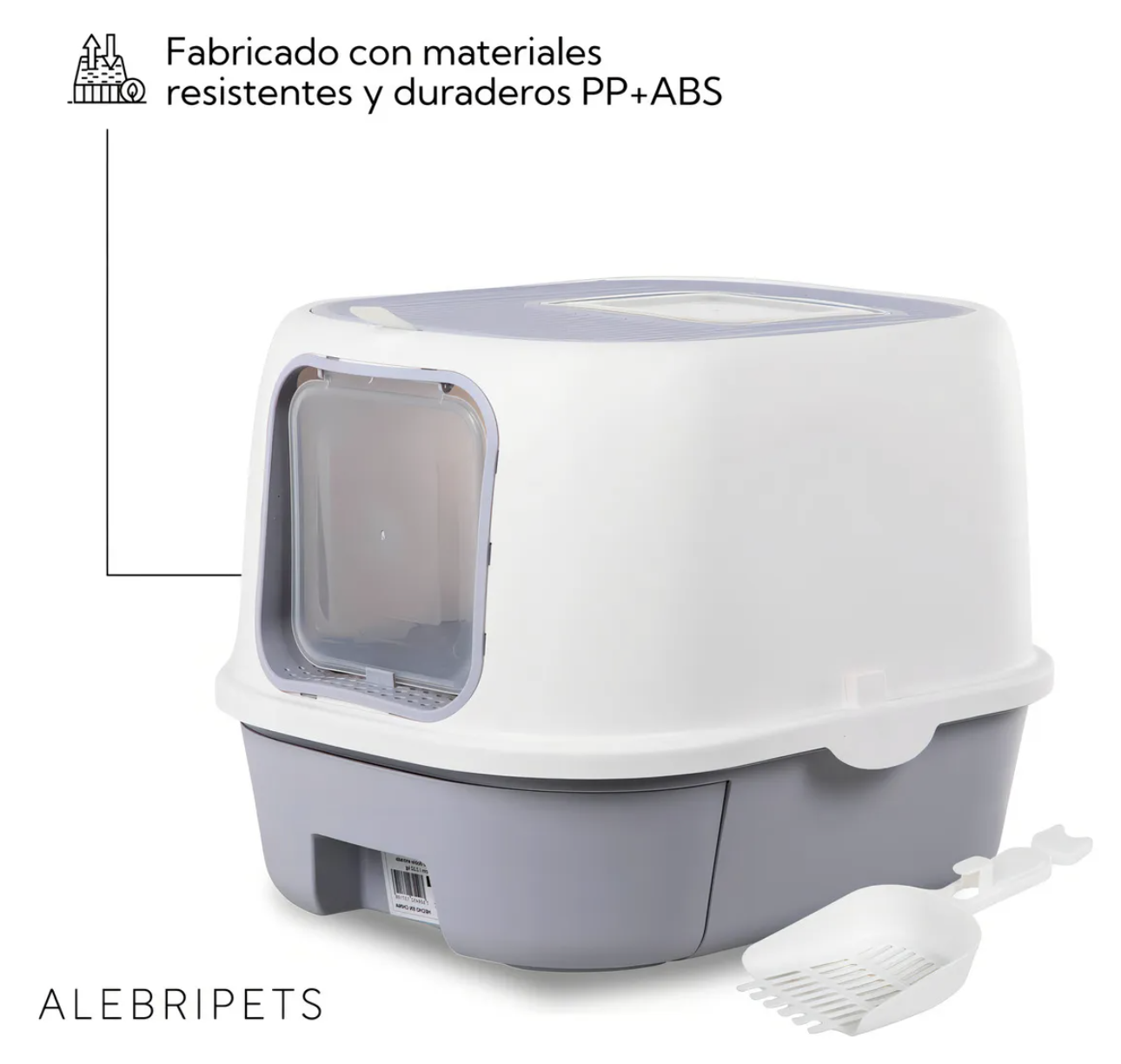 Arenero Baño Doble Entrada Gatos