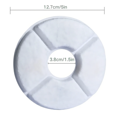 Filtro Redondo Para Fuente de Agua para Gato (Pack x4)