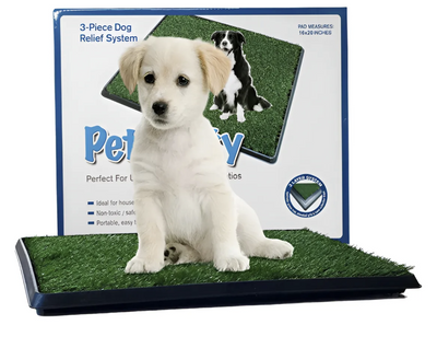 Tapete Sanitario de Entrenamiento para Perro (Hierba Artificial) 64 × 51 cm