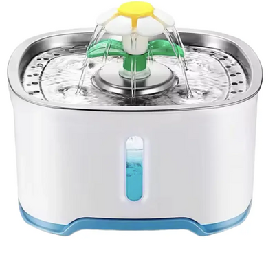 Fuente Agua Acero Inoxidable Luz Led 2.5 L
