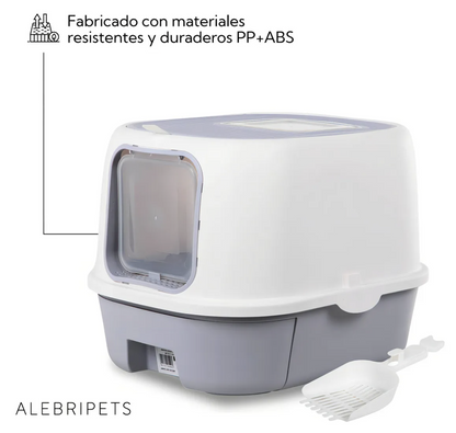 Arenero Baño Doble Entrada Gatos