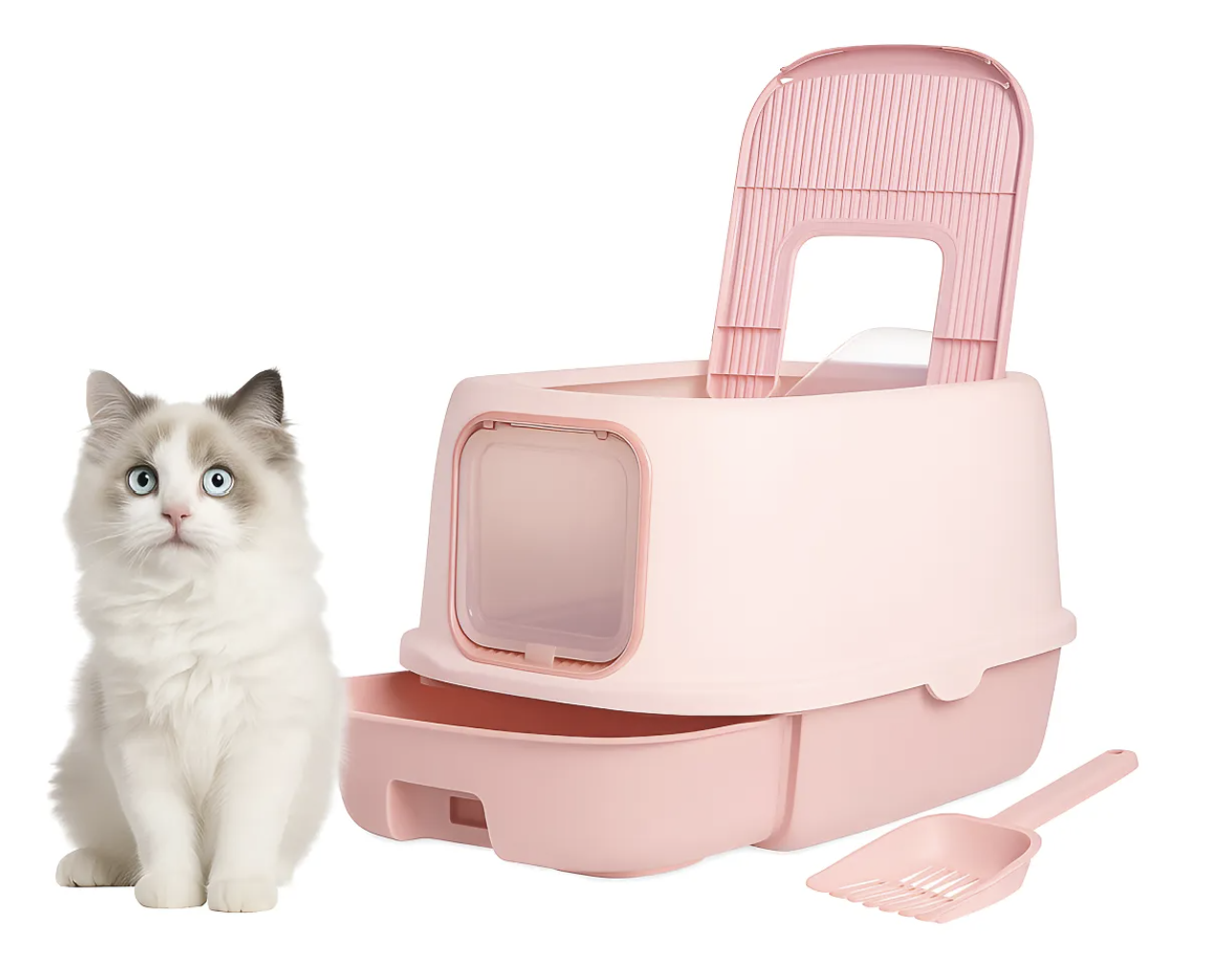 Arenero Baño Doble Entrada Gatos