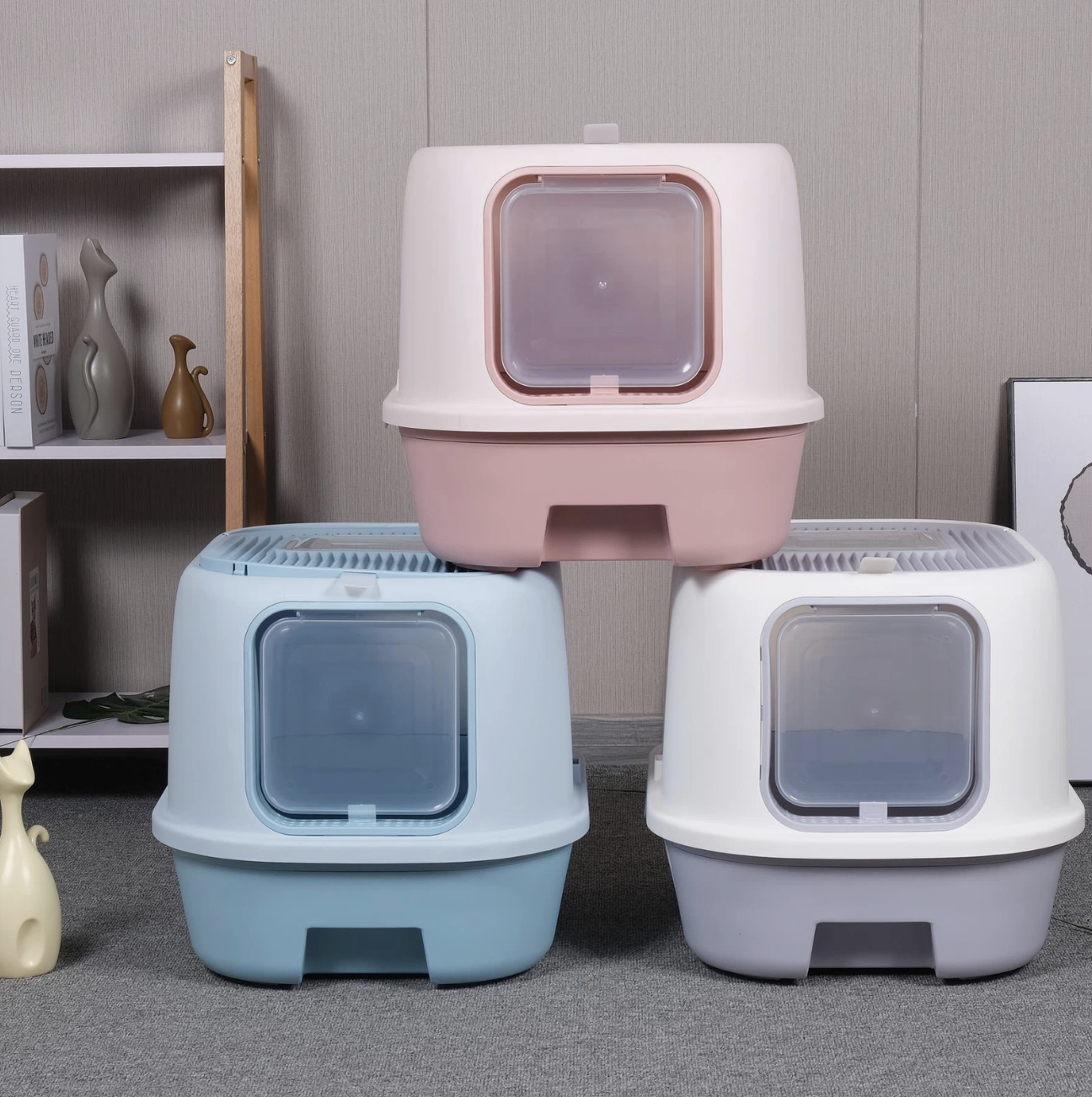 Arenero Baño Doble Entrada Gatos