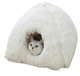 Cama Cueva Peludita para Gatos y Perros Pequeños (Tipo Igloo)