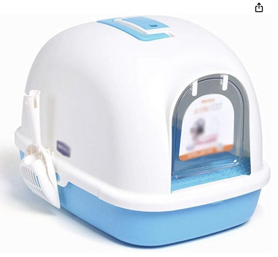 Arenero Grande Tapado Con Filtro Para Olores