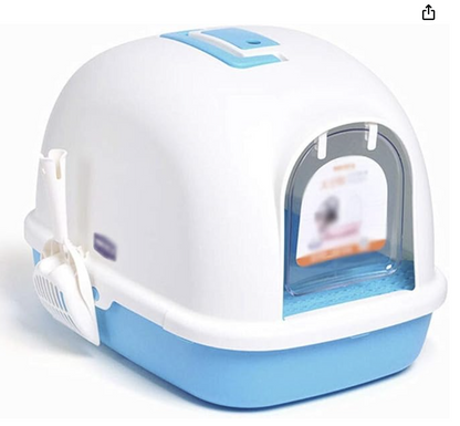 Arenero Grande Tapado Con Filtro Para Olores