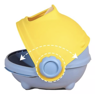 Arenero Baño Nave Espacial Abatible Para Gato Grande