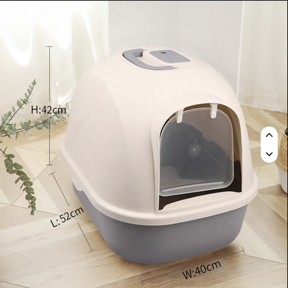 Arenero Grande Tapado Con Filtro Para Olores