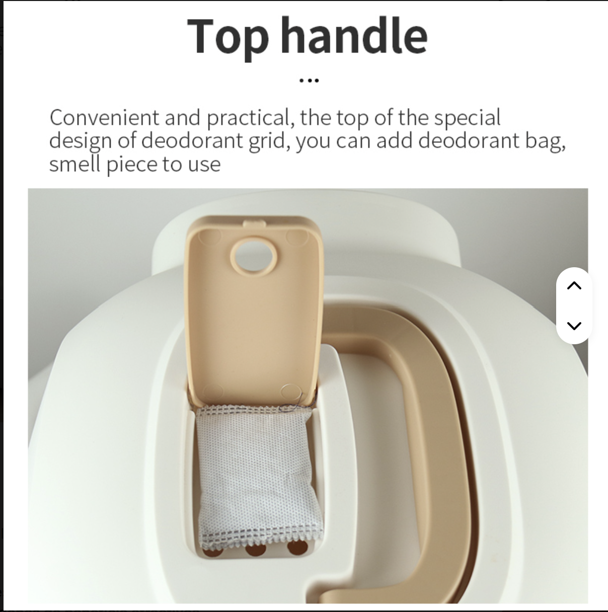 Arenero Grande Tapado Con Filtro Para Olores