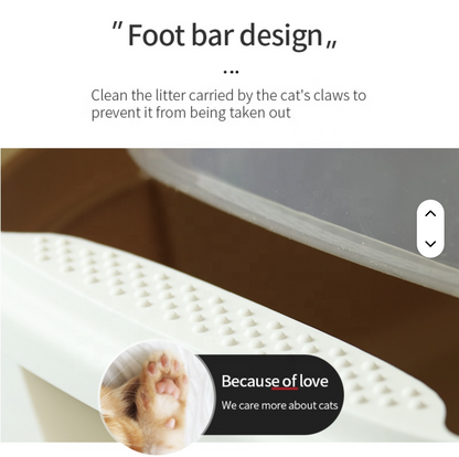 Arenero Grande Tapado Con Filtro Para Olores