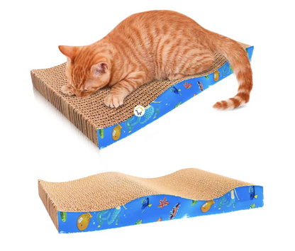 Rascador De Cartón Con Catnip