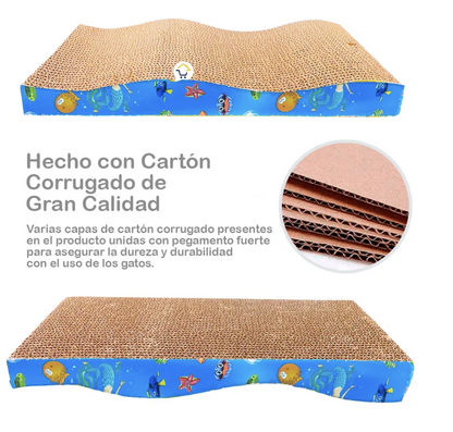 Rascador De Cartón Con Catnip