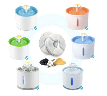 Filtro Redondo Para Fuente Gato X 4 Unidades