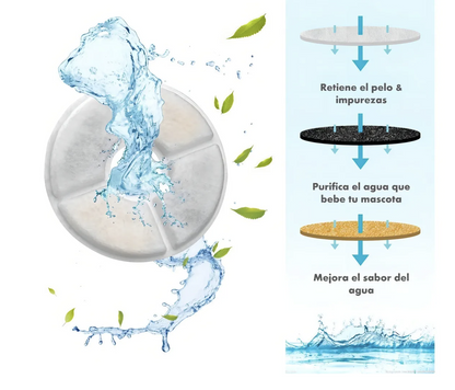 Fuente De Agua Flor Led 2,5Lts