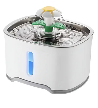 Fuente Agua Acero Inoxidable Luz Led 2.5 L