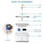 Fuente Agua Acero Inoxidable Luz Led 2.5 L