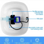 Fuente Agua Acero Inoxidable Luz Led 2.5 L