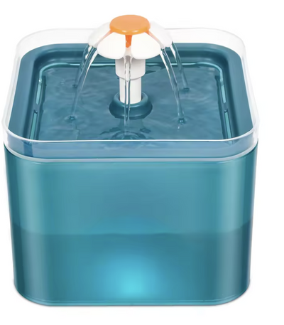 Fuente De Agua Para Gatos Silenciosa Luz Led 2L