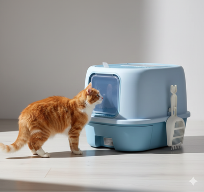 Arenero Baño Doble Entrada Gatos