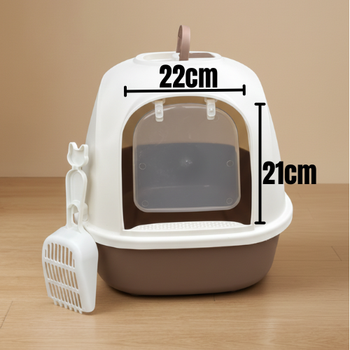 Arenero Grande Tapado Con Filtro Para Olores