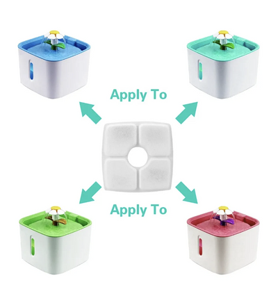 Filtros de repuesto cuadrado para Fuente x6