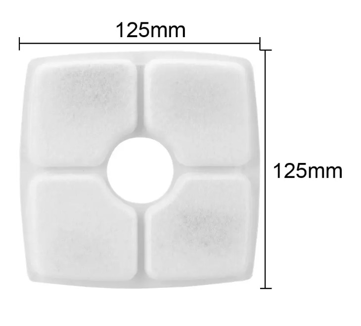 Filtros de repuesto cuadrado para Fuente x6
