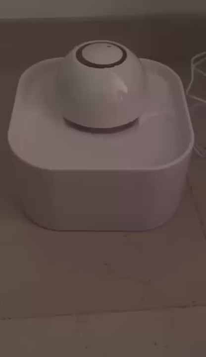 Fuente De Agua Para Gato Esfera Con Luz Led